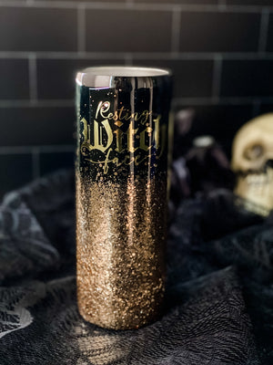 
                  
                    Load image into Gallery viewer, 20oz Resting Witch Face Tumbler Cup
                  
                