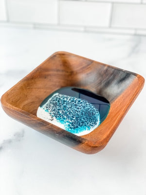 
                  
                    Load image into Gallery viewer, Wooden Wave Bowl
                  
                