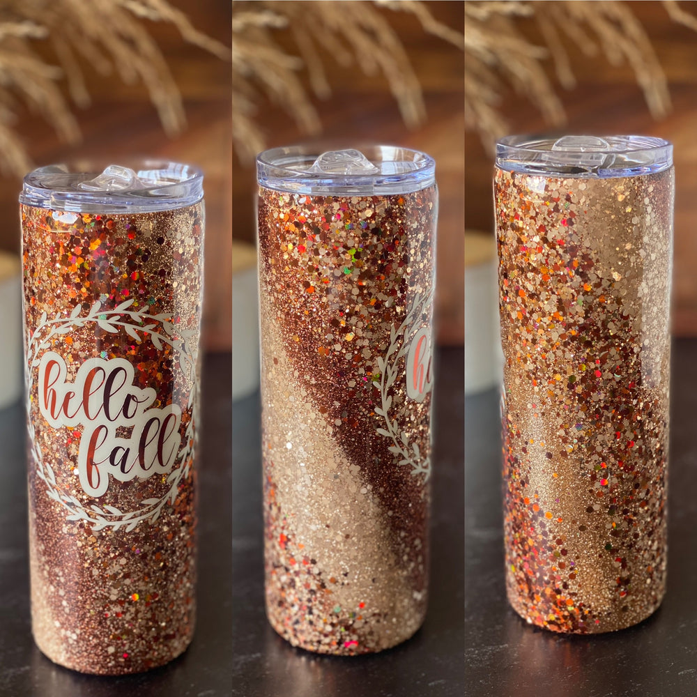 
                  
                    Load image into Gallery viewer, 20oz Hello Fall Tumbler Cup
                  
                