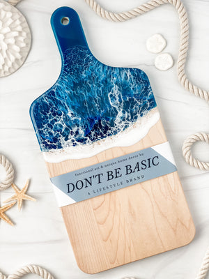 
                  
                    Load image into Gallery viewer, Large Paddle Cheese Board in Ocean Goddess
                  
                